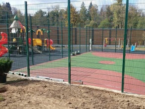 Забор на детскую площадку 50 метров фото в Северном